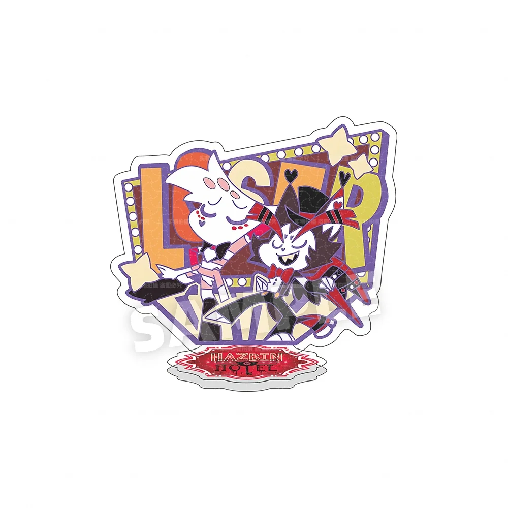 Hazbin Hotel 2026 new Vox Velvette Valentino Lute Rosie Emily Adam Cartoon Figure Anime Fan Gift Acrylic standard Keychain