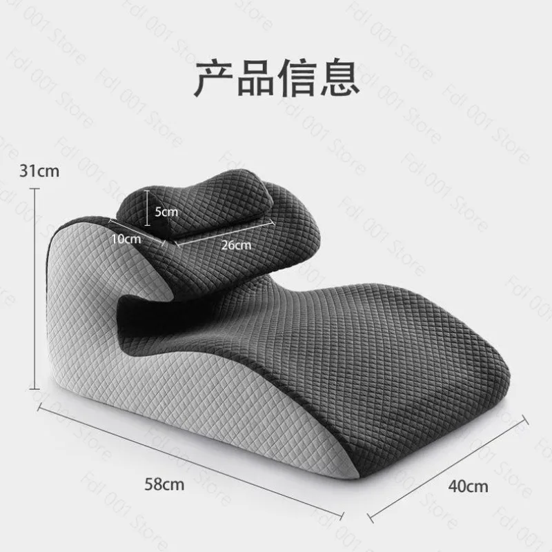 Memory Foam Bed Wedge Pillow Incline Support Cushion For Relief Pregnancy Home Sleeping Pillow Elderly Back Rest Pillow