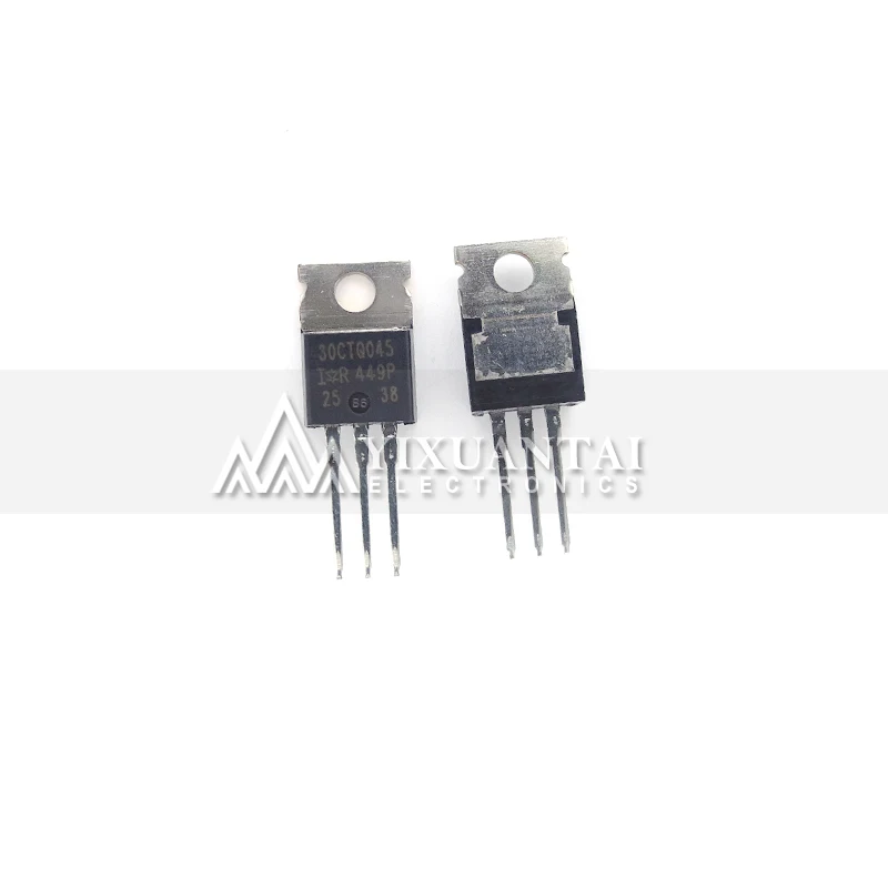 

10pcs/lot 100% New original 30CTQ045PBF TO-220 Schottky rectifier 30A 45V