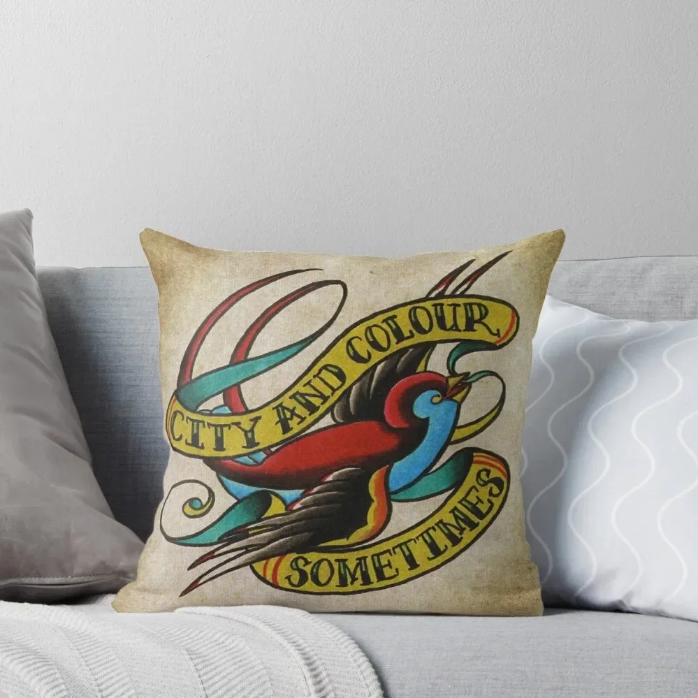 City and Colour sometimes Throw Pillow christmas supplies pillows decor home Custom Cushion Photo pillow