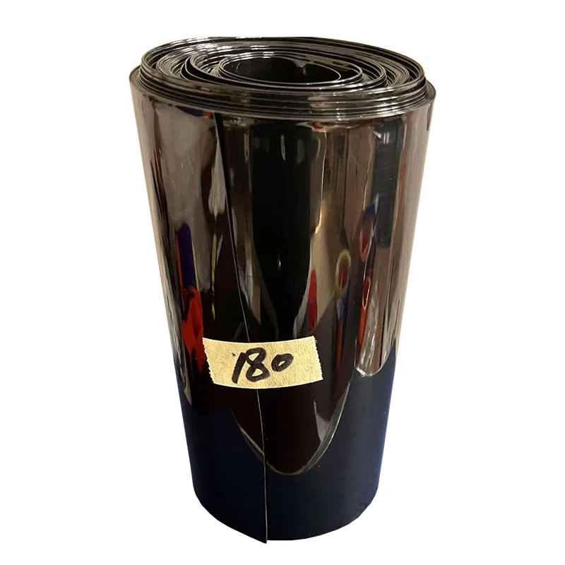 1kg  Black PVC Heat Shrinkable Film Heat Shrink Tubes  for 18650/21700 /26650/32650Lithium Battery Pack Insulated Film Wrap