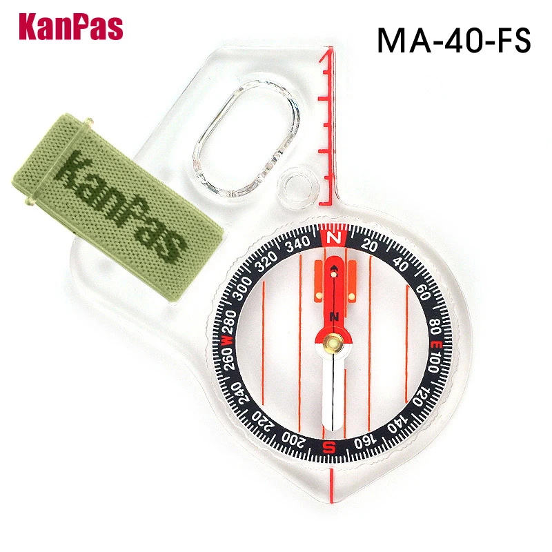 KANPAS basic competiton orienteering thumb compass, MA-40-FS