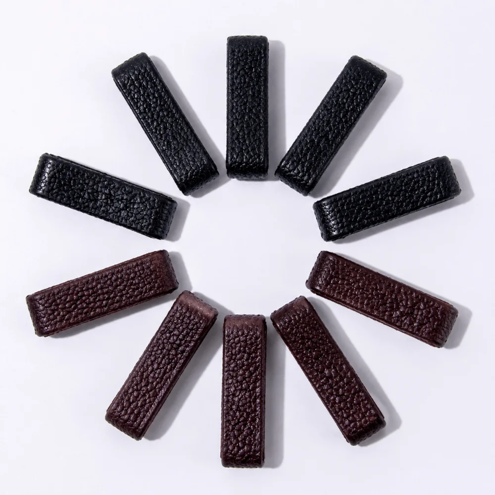Durable Universal 40mm Belt Keeper Loops DIY TPU Leather Belt End Retainer Ring Delicate Belt Ring for 30-38mm Belts