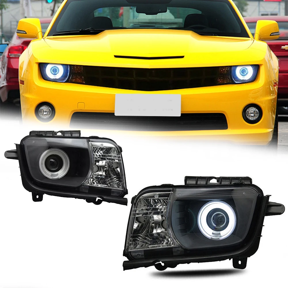 LED HeadLights For Chevrolet Camaro 09-15 New Style Full Led DRL Car Head Lamp Assembly Signal Accessories Modified Lamp