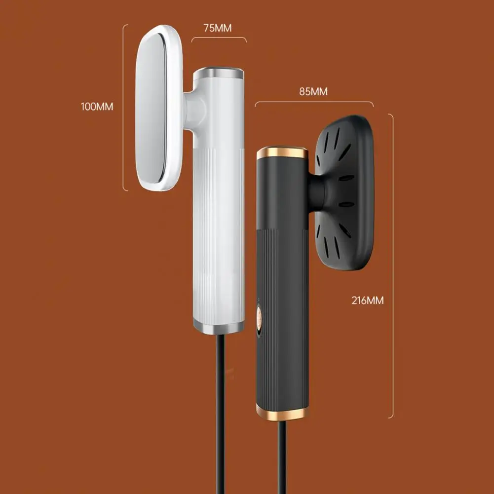 Handheld Garment Steamer Travel Steamer Iron with Non-slip Handle Water Tank Design Handheld Wrinkle Remover Dry Wet Use Clothes