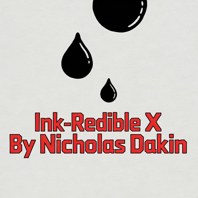 

Чернильный X от Nicholas Dakin X Moving Card Magic Trick Close Up Magic Performer Street Magia Magie Magicians Prop