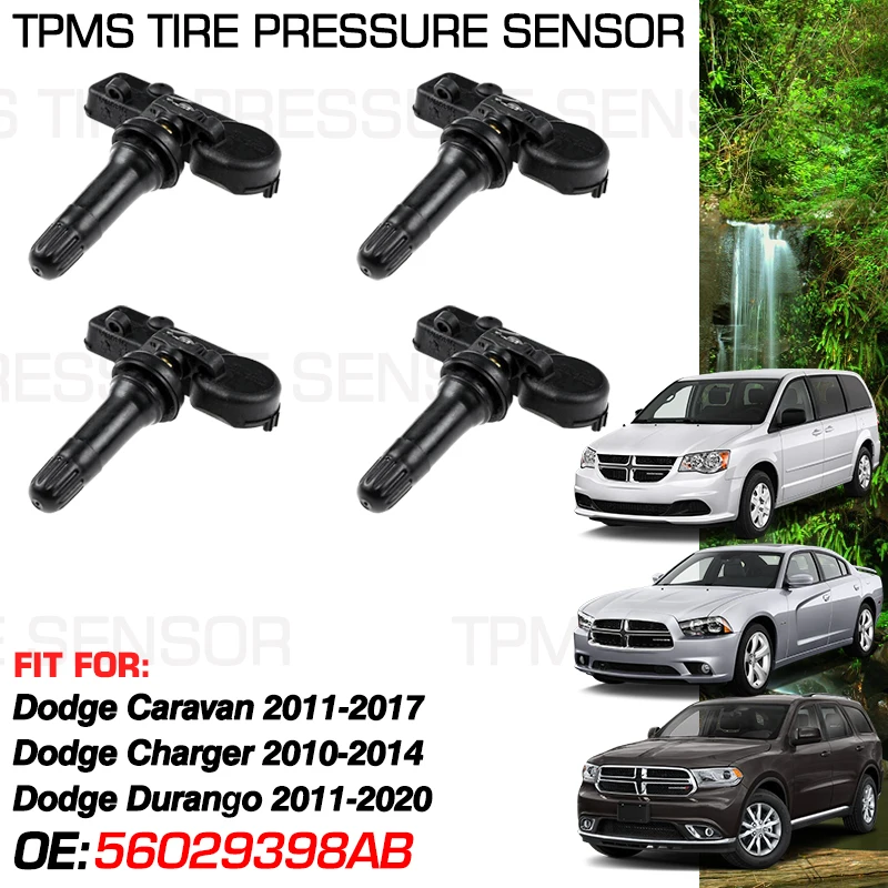 

For Dodge Caravan 2011-2017 Dodge Charger 2010-2014 Dodge Durango 2011-2020 433 MHz Tire Pressure Monitoring Sensor 56029398AB