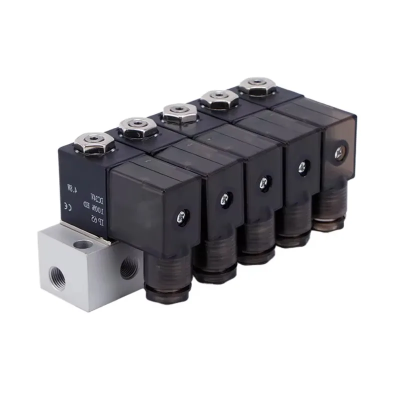 3V1 Series DC24V AC220V Normal Closed 3V1-M5 Hydraulic Pneumatic Two-position Three-way Control Solenoid Valve