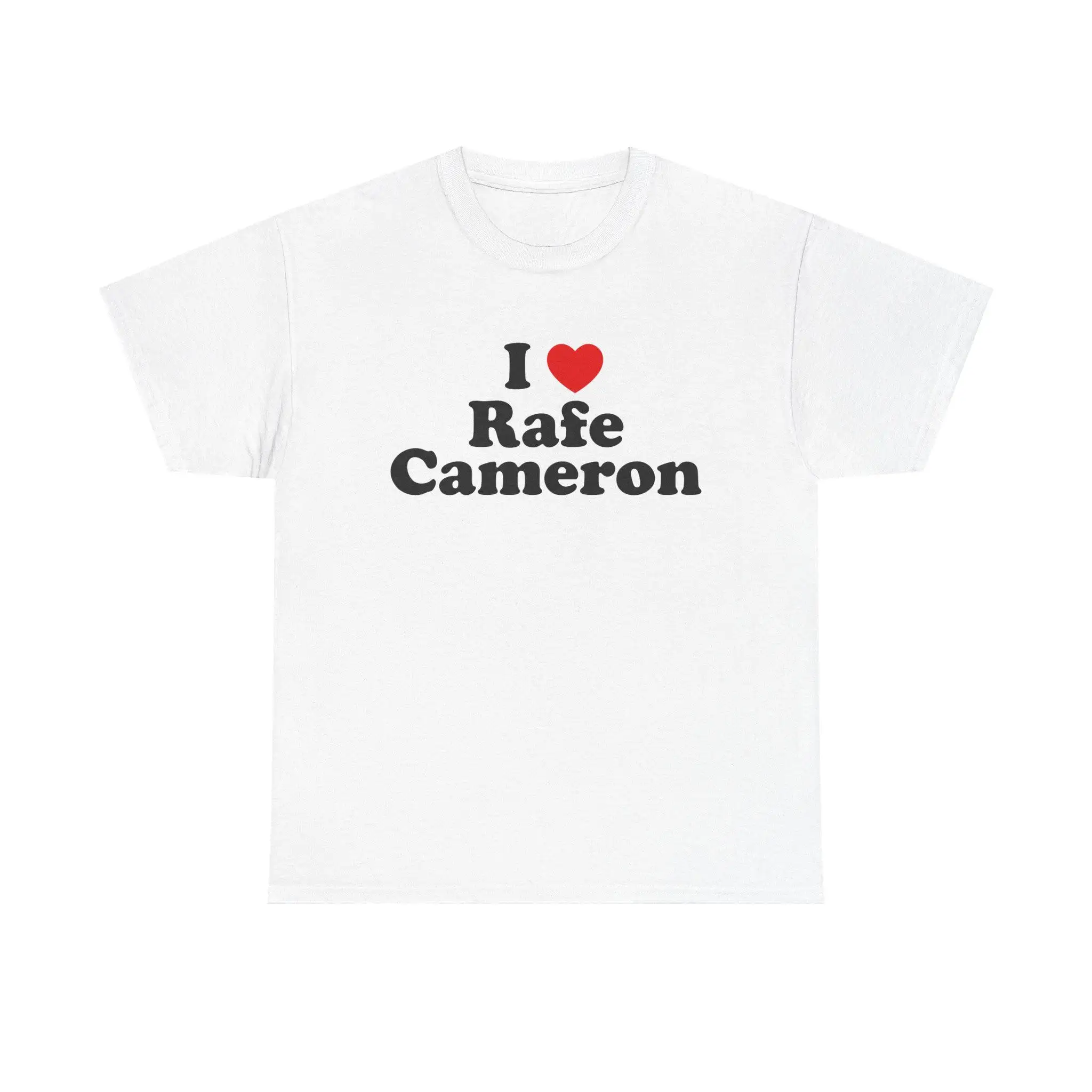 I Love Rafe Cameron Cotton Tee | Unisex Graphic Shirt, Gift for Him/Her, Birthday Gift, Casual Wear Drew Starkey OBX 2026 Shirts
