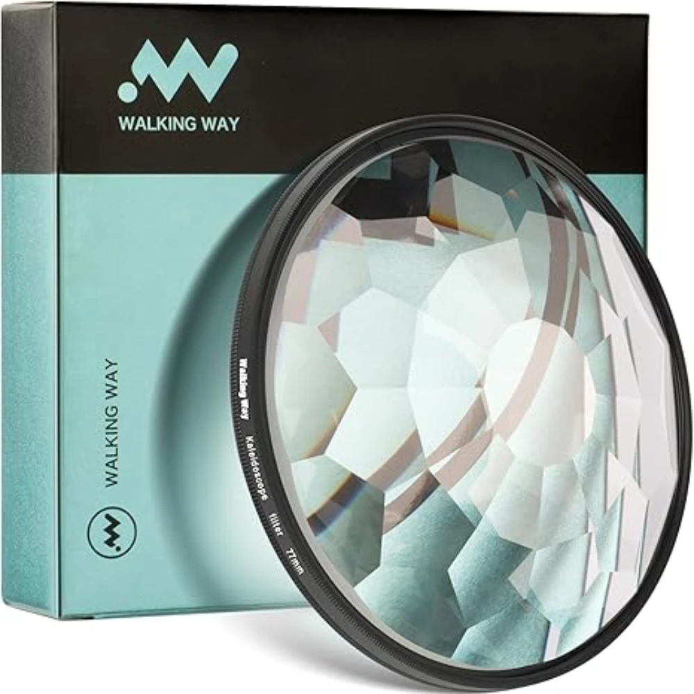 

Walking Way Kaleidoscope Prism Lens Filter Special Effect Filters Multiple Refracting Subjects Prism Crystal Glass Camera Lens