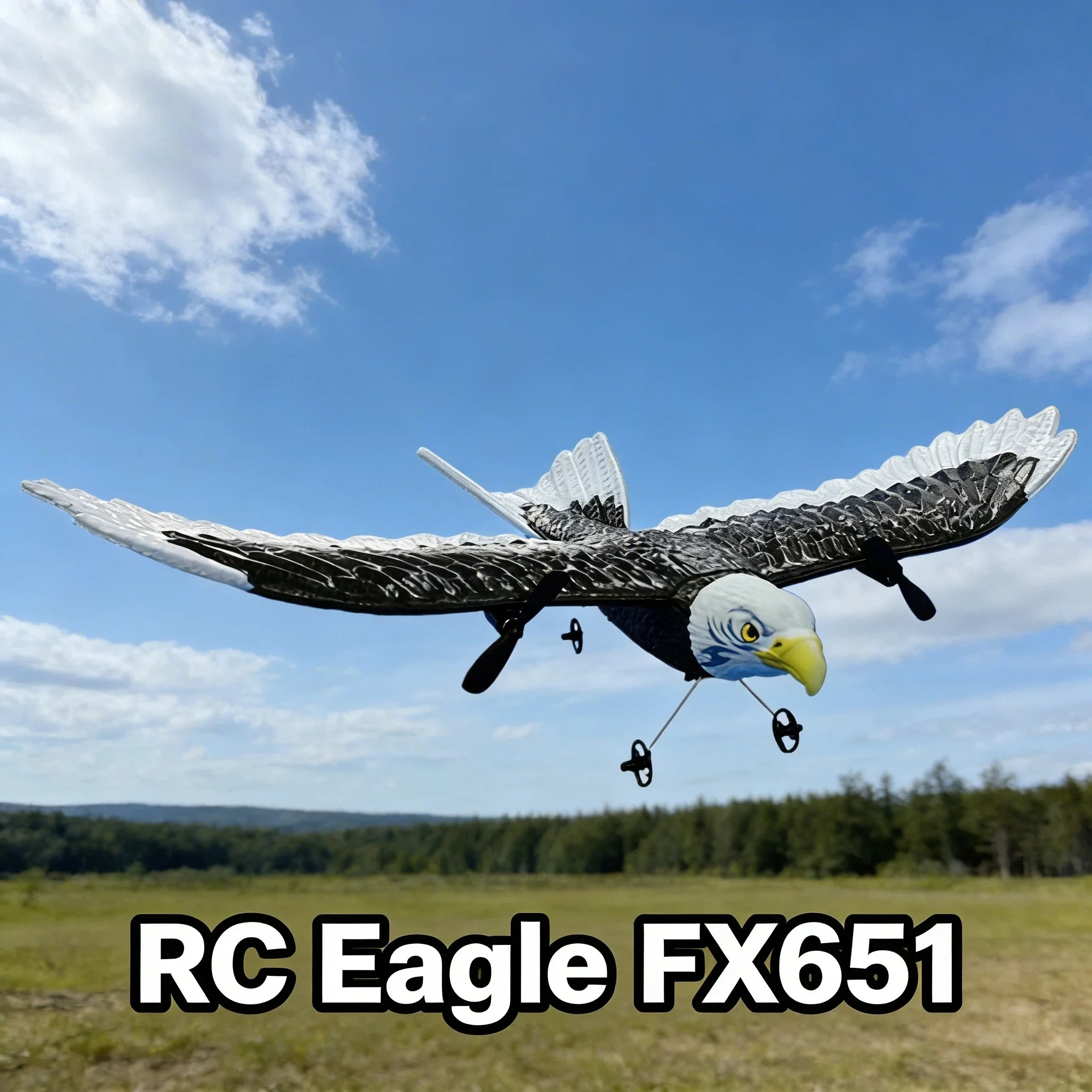 EPP Foam RC Eagle Aircraft Fighter Gravity Sensing 2.4G Stunt Eagle RC Flying Toys Portable Durable Remote Control Foam Fighter