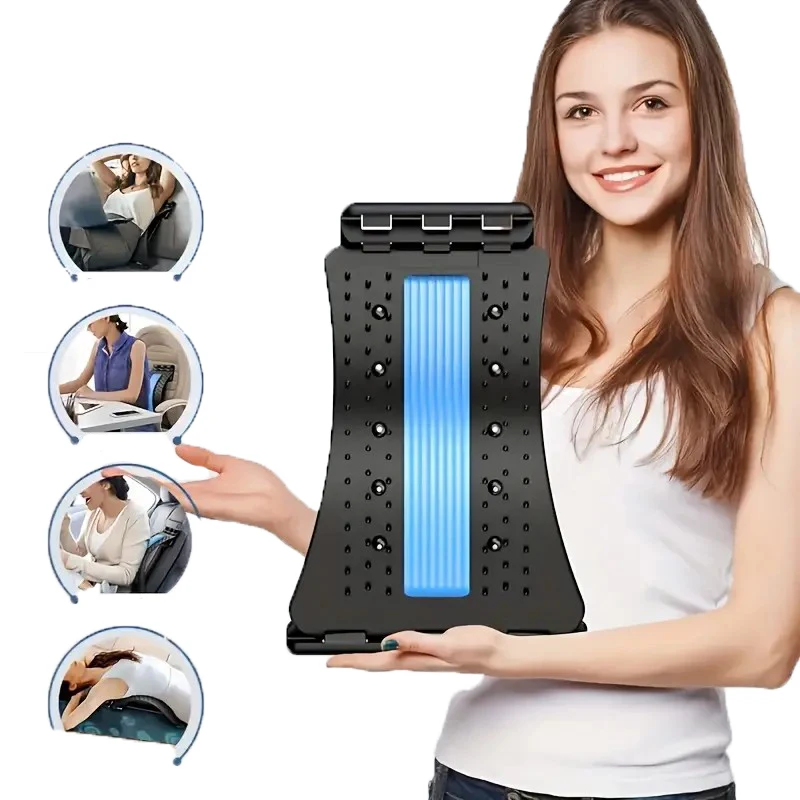 1 Piece Back Stretcher, Multi-Level Back Cracker, Upper & Lower Back Pain Relief Device for Herniated Disc, Sciatica, Scoliosis
