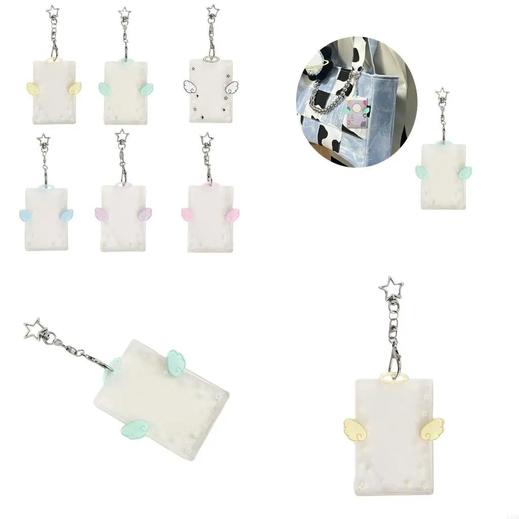 

Photocard Holder Keychain Photo Card Holder Protector Cards Holder Keychain 547A