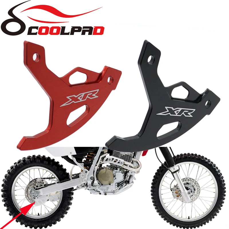 Tylny hamulec tarczowy etui wirnika ochrona dla HONDA XR250 90-04 XR600R 91-00 XR400R 96-04 XR650L 93-22 XR 250 600 400 R 650L