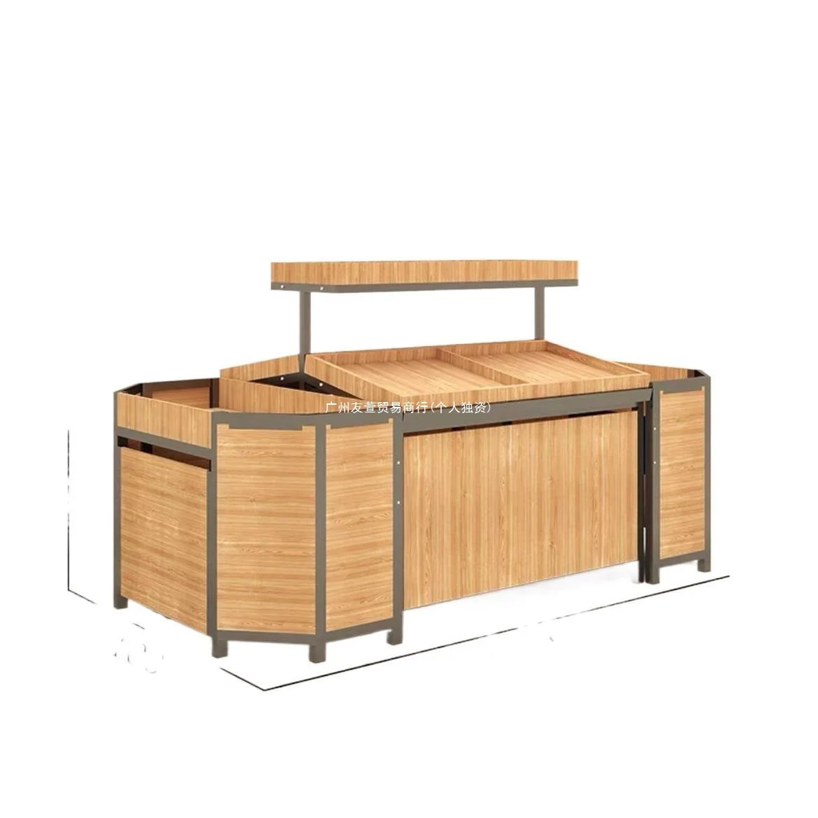 Supermarket fruit shelf display rack Vegetables and fruits and vegetables commercial three-layer fresh food store fruit shelf