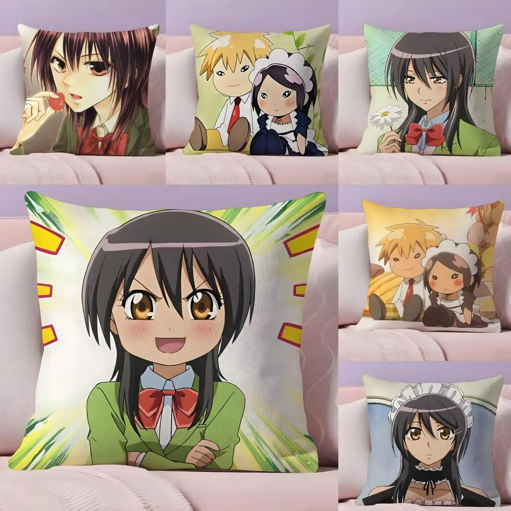 ANIME M-Maid Sama! Cushion Cover Pillow Case Plush Fabric Soft Double Sided Print Home Sofa High Quality Cushion