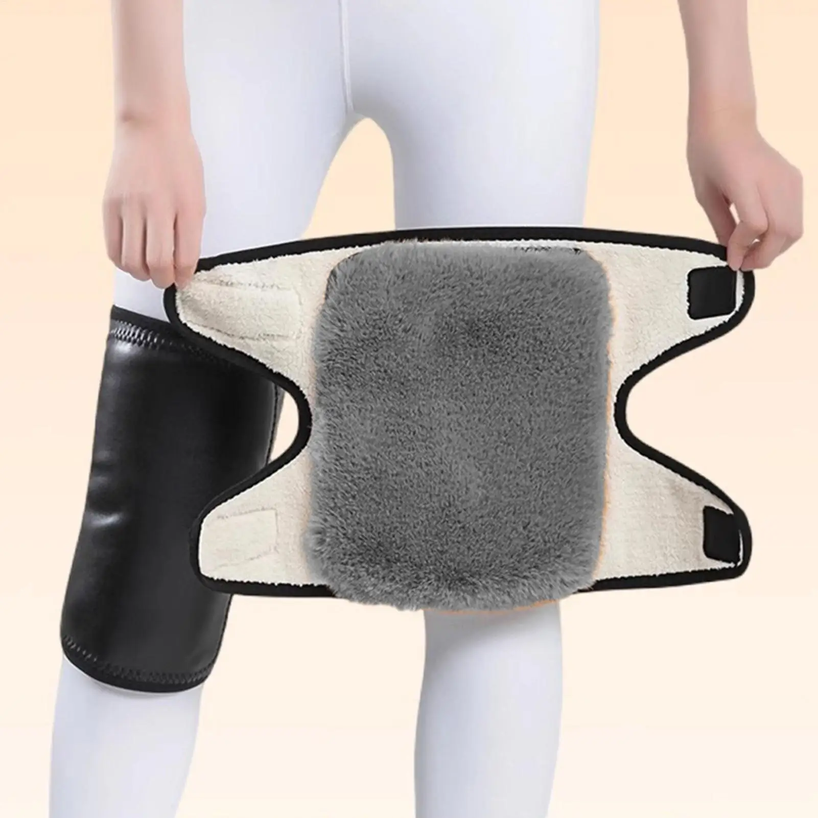 Cycling Knee Warmers Thermal Leg Brace Winter Knee Warmers For Cycling Motorcycle Commuting Camping Winter Sports Daily Hiking