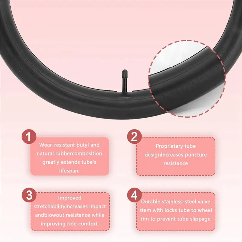 NEW HOT In Stock-Bicycle Inner Tube 18 X 2.125/2.40- 2PCS 18 Inch Off-Road Bike Tubes For 18 X 2.125-2.40