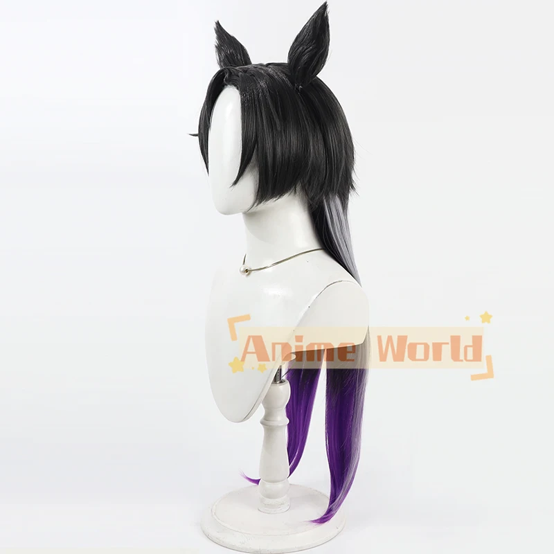 Gioco Uma Musume Pretty Derby Air Shakur Parrucca Cosplay Orecchie Coda Costume da festa di Halloween Prop Capelli sintetici Fibra resistente al calore