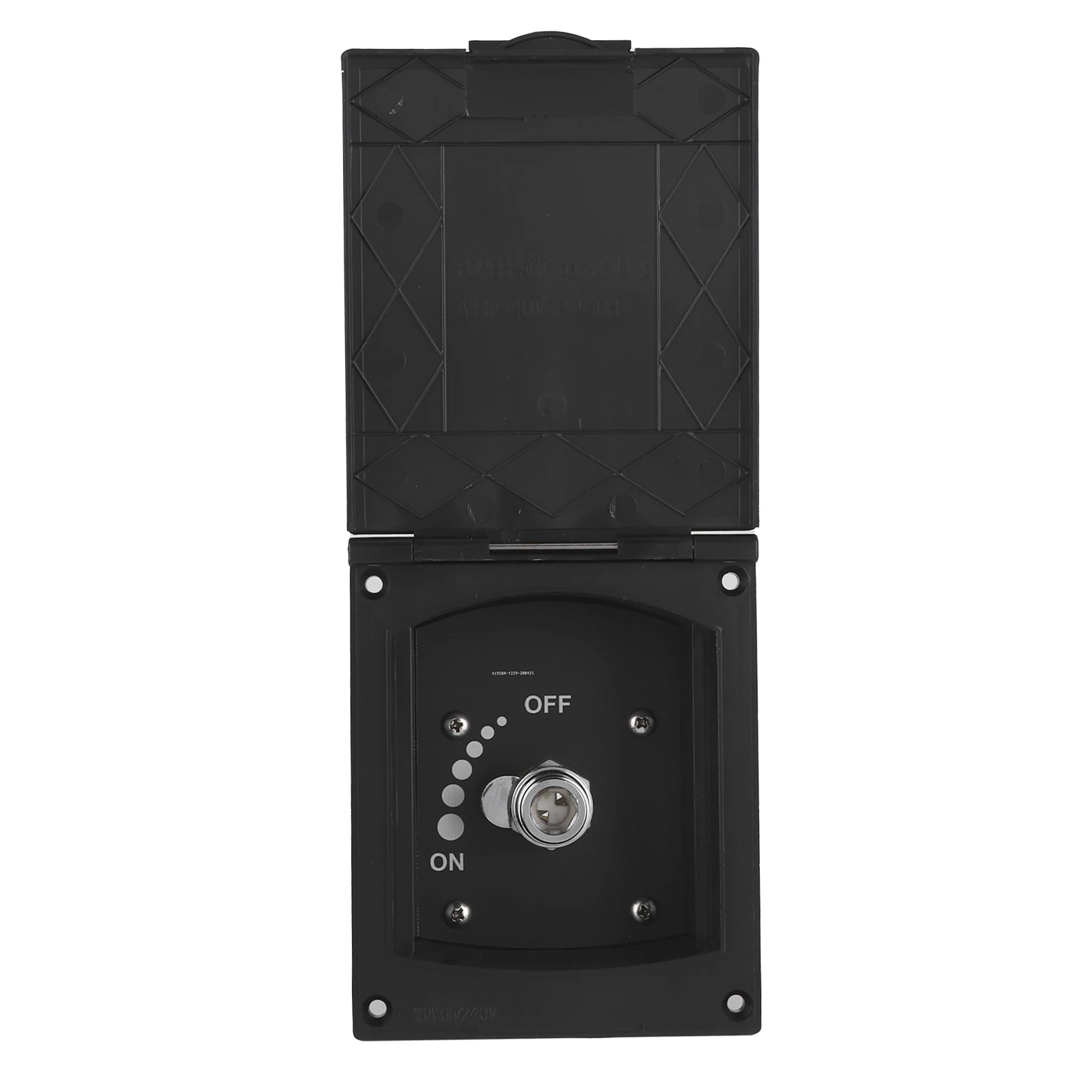 1/2in Exterior Shower Box Inlet and Outlet Port for RV Boat Motorhome Without Shower Hose/Head