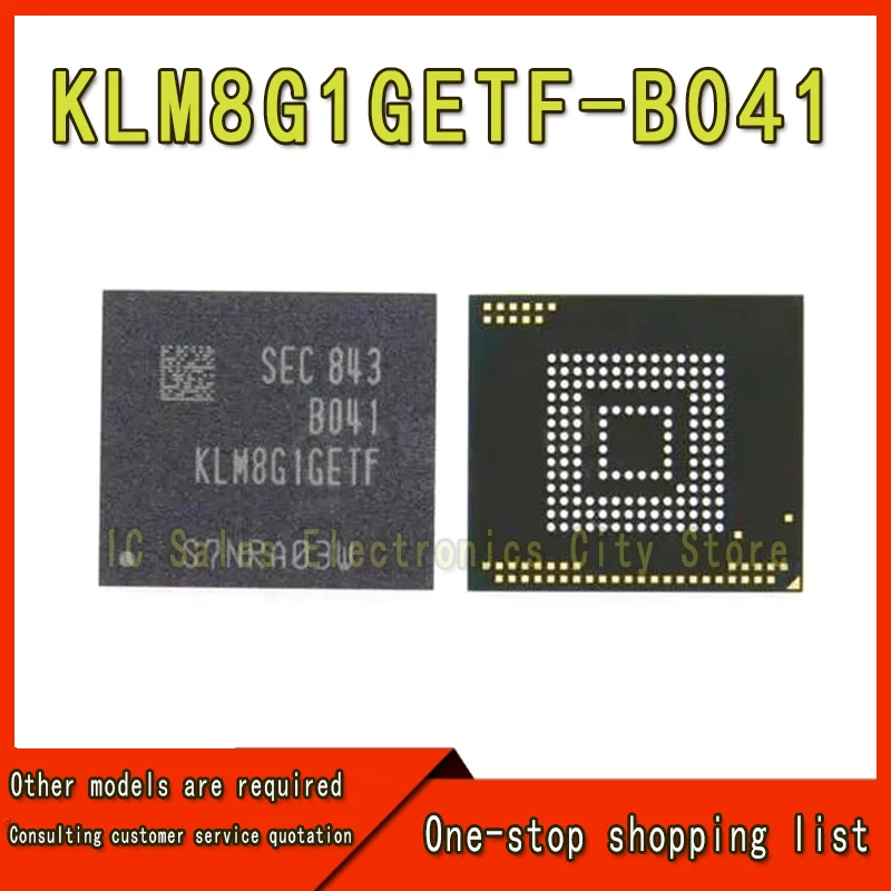 (2-10piece)100% New KLM8G1GETF-B041 KLM8G1GETF B041 8GB BGA Chipset