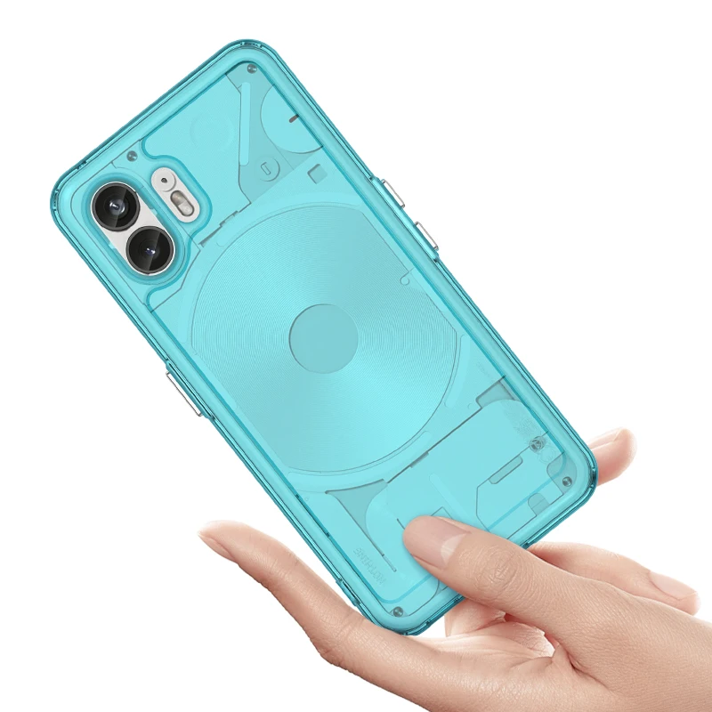 For Nothing Phone 2 Case Transparent TPU Capa For Nothing Phone2 Case Luxury Silicone Bumper Protector Nothing Phone 2 Cover
