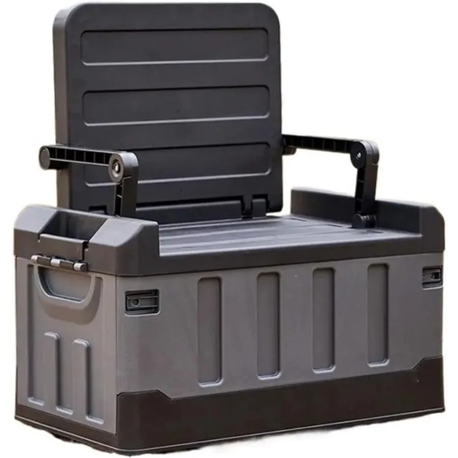 

Trunk Organizer with Lid for Car Seatable Camping Organizer with Bag Multifunctional Collapsible Camping Storage Box for Outdoo