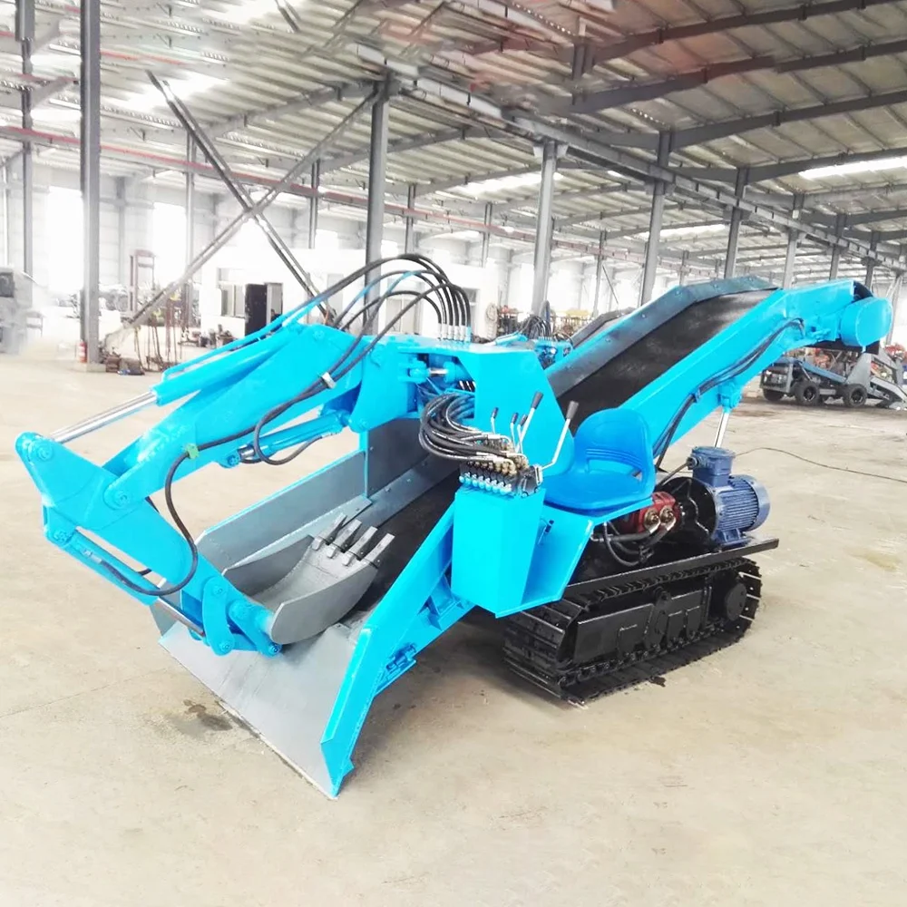 Crawler Mucking Loaders Mine Dig Slag Machine Tunnel Mucking Loader Slag Raking Machine For Sale