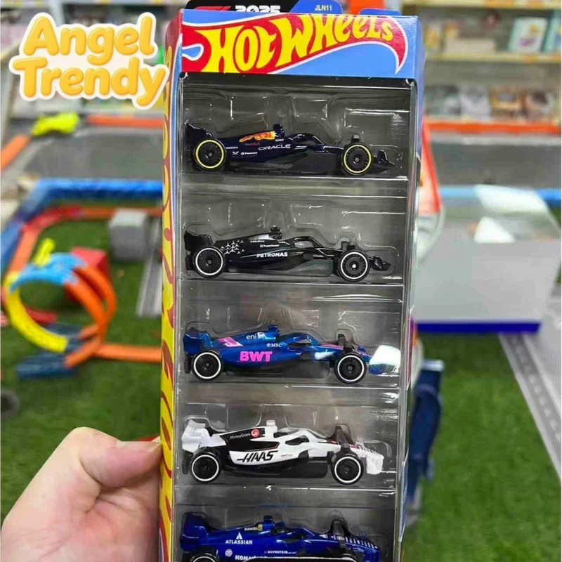 ホットウィール-f1-フォーミュラ1-レーシングカー-ダイキャスト-5個セット-シミュレーションモデル-レッドブル-メルセデス-jln11-コレクタブル-フェラーリ-5個セット-jln12