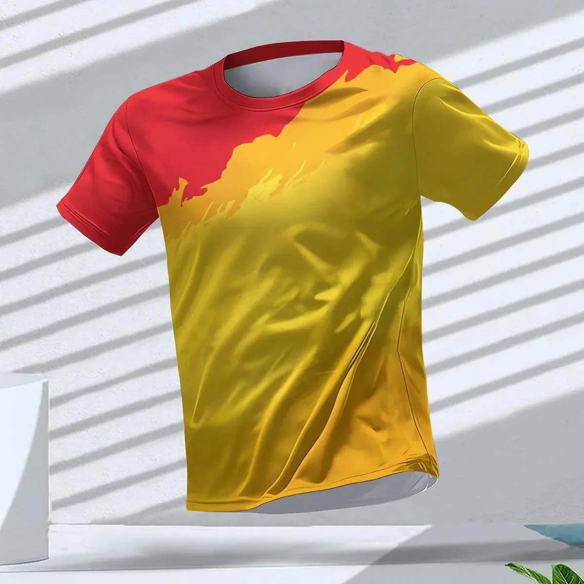 Men's T-shirts Sport Running T-shirt Men Quick-drying Breathable Short Sleeve Round Neck Gym top Outdoor Workout Men Clothing