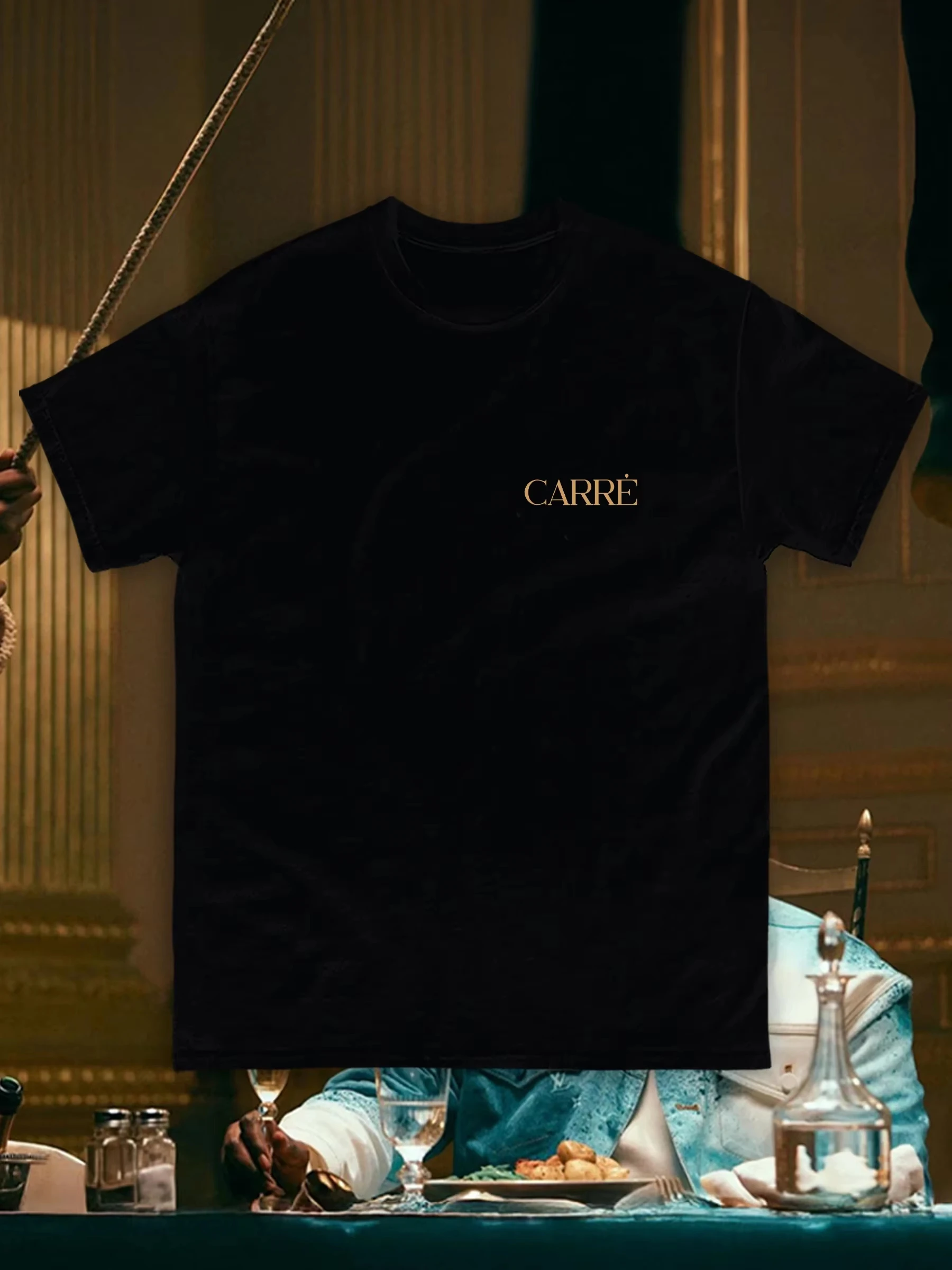 Rapper WeRenoi Carré Album Graphic Print T Shirt Men Women Hip Hop Fashion Pop Music T-shirts Summer Male Casual Vintage Tshirt