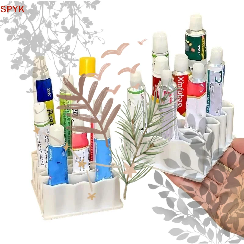 Ointment Storage Box Desktop Rack 32 Compartments Durable: 1Pc Sturdy Space Saving