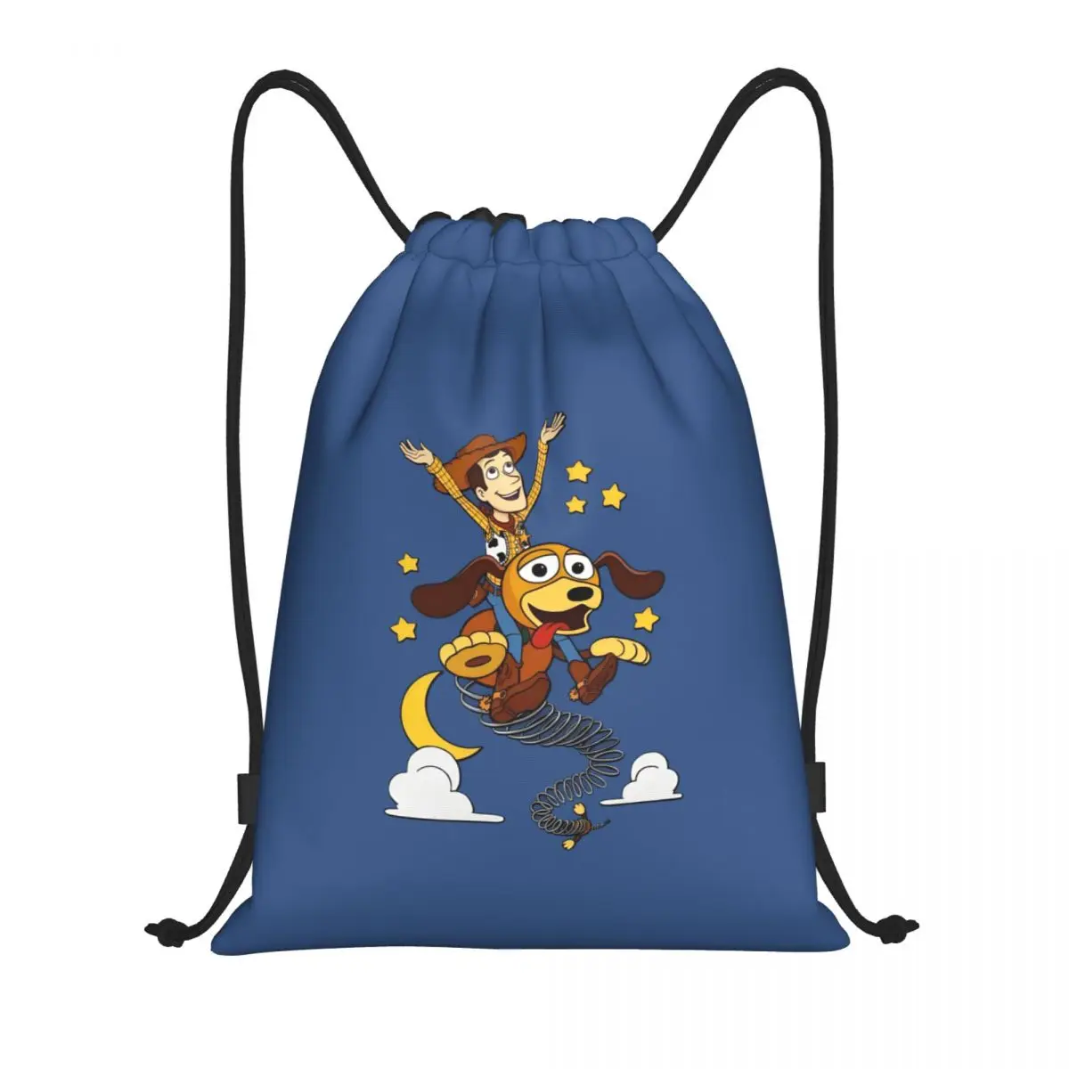 

Custom Toy Stroy Drawstring Backpack Women Men Gym Sport Sackpack Portable Adventure Animated Training Bag Sack