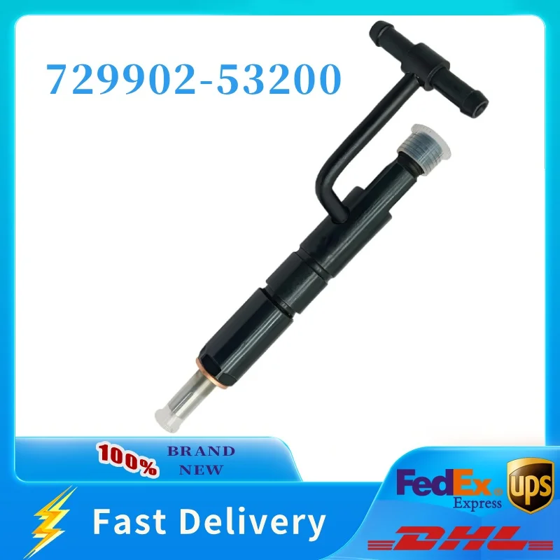 Inyector de Combustible Diésel 729902-53200 para John Deere 304H Yanmar 4TNE98 4TNE98-SA 72990253200