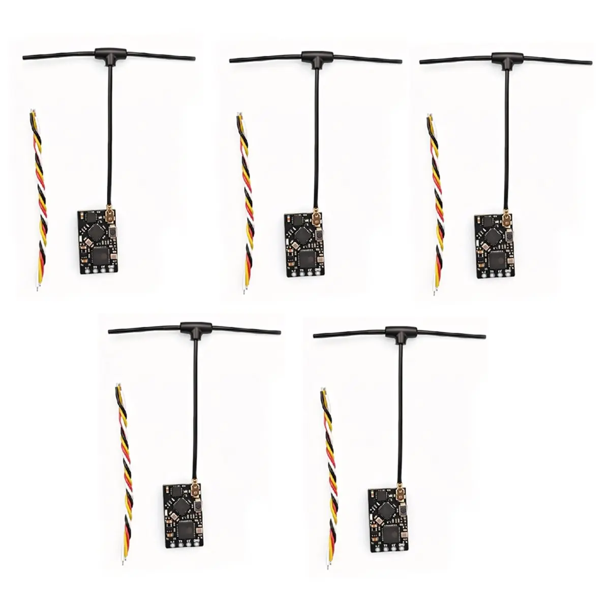 【CYBER MONDAY】5PCS ELRS 2.4G Nano Receiver 100mW Built-in PA+ WiFi Firmware Update High-Refresh-Rate Compact Receiver for FPV Dr