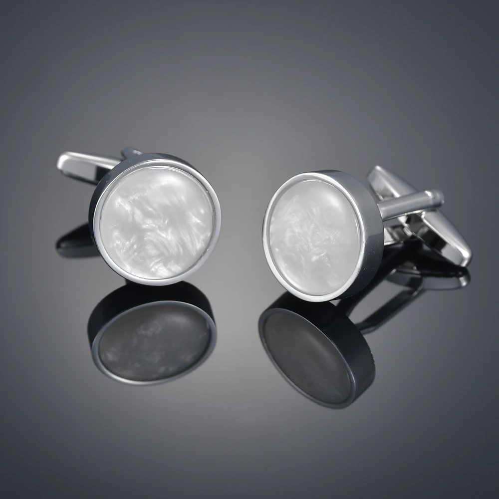 Fashionable and simple French opal Cufflinks and studs for men French Cufflinks and studs for fashion clothing shirt accessori