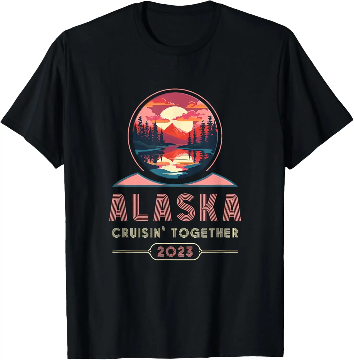 

Alaska Souvenirs Alaskan Cruise 2023. Одинаковая футболка Alaska 2023.