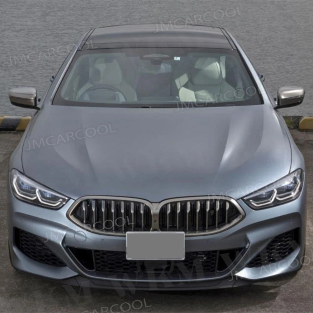 ABS Front Bumper Double Line Grille Racing Grill Frame For BMW 8 Series G14 G15 G16 2019 + Car Bumper Front Grills Mash