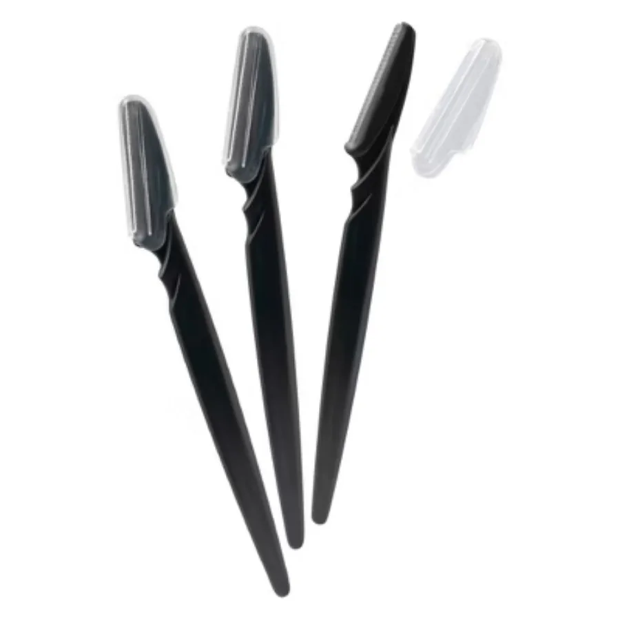 Мужские лезвия для пополнения цветов — 3 лезвия, тонкие и портативные, легкие и портативные. В комплект входят безопасный чехол для лезвий с защелкой.