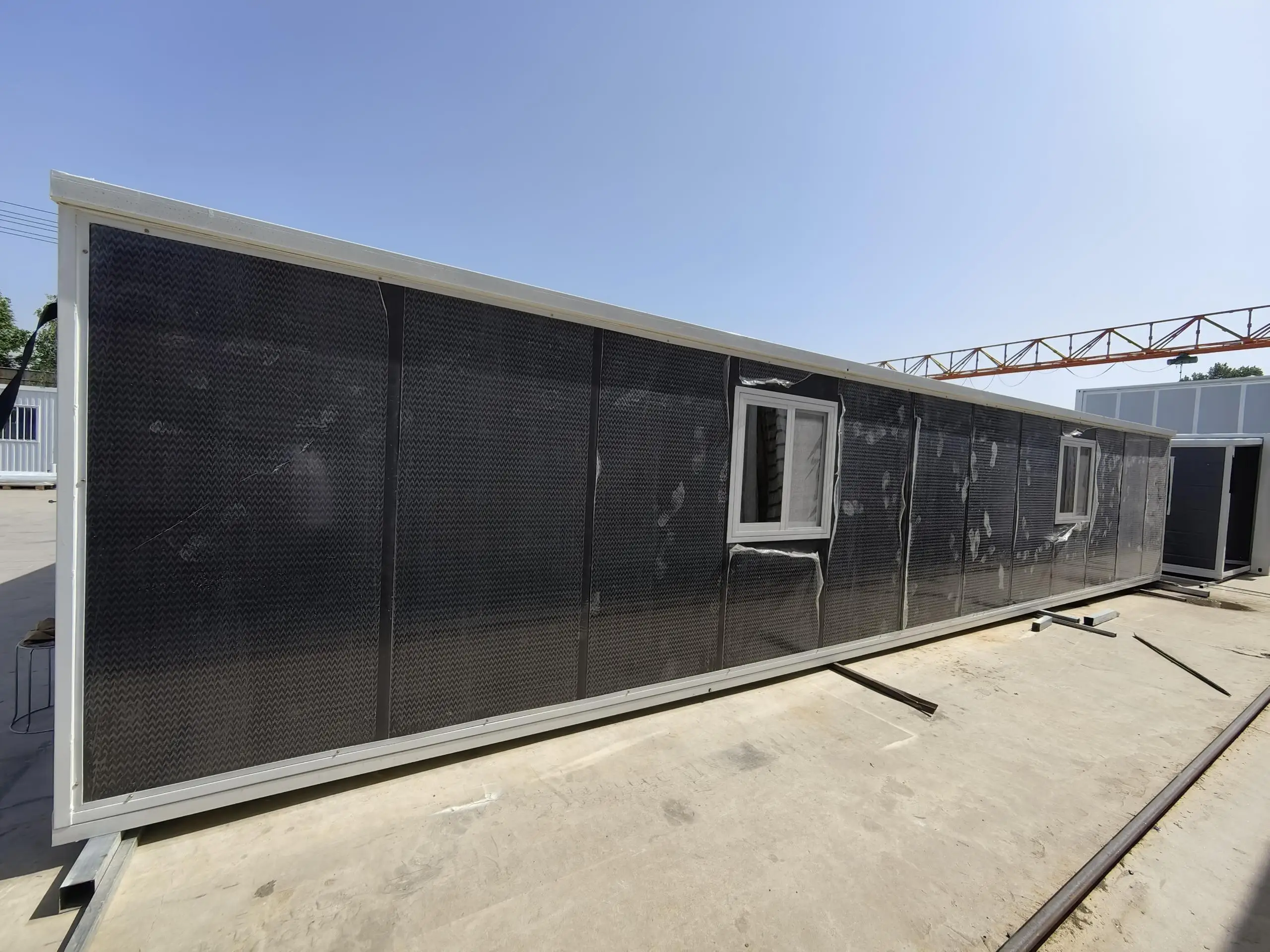 20ft Luxury Container House Detachable Living Cabin Sandwich Panel Steel Container House 40ft Foldable Extendable Tiny Home