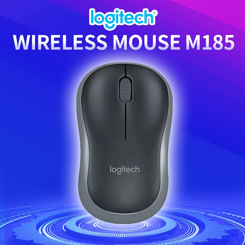Logitech M185 Ein Must-Have-Maus für Studenten-E-Sport-Büros, Dual-Mode-Funkstummschaltung, ergonomisches, leichtes, heiß verkauftes Produkt