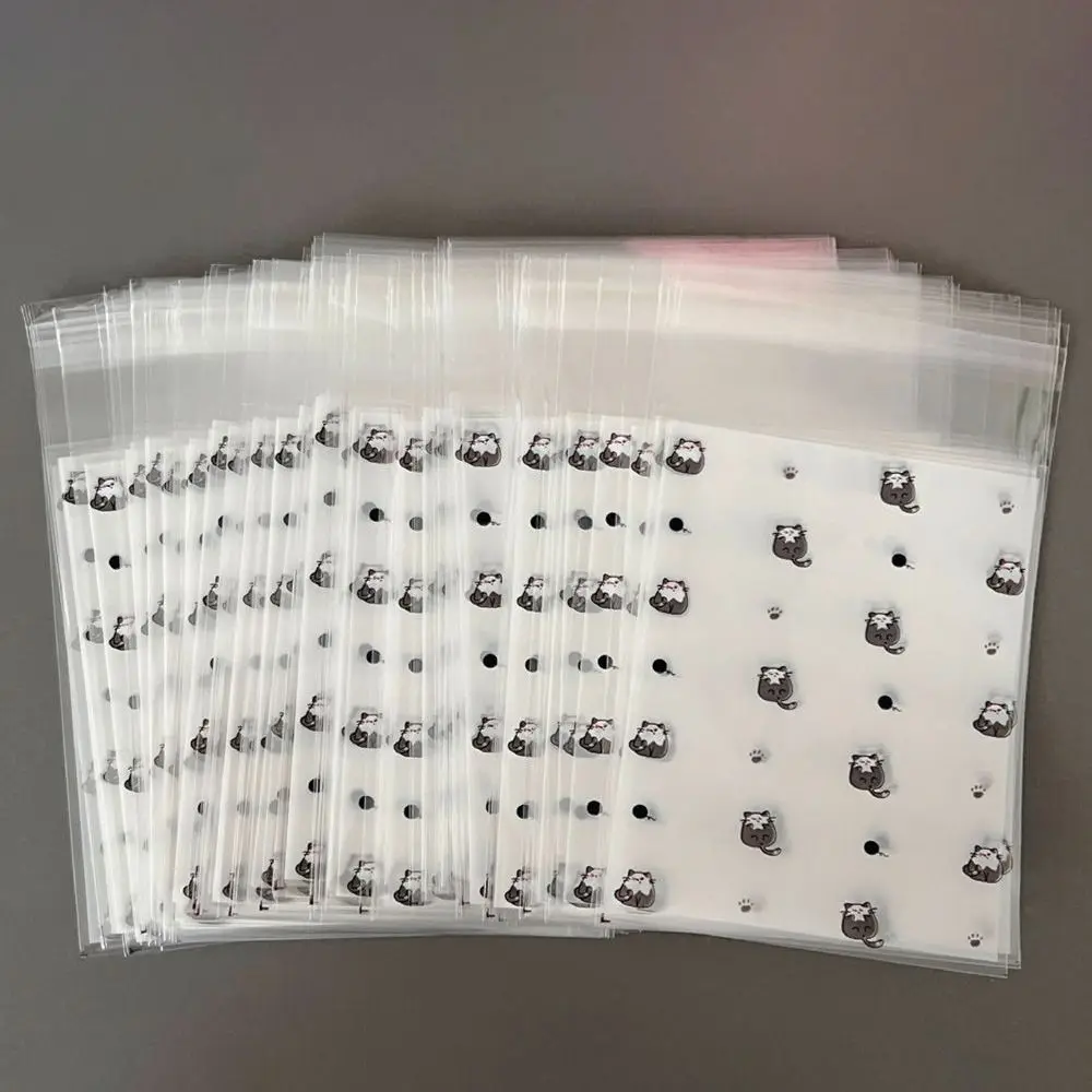50Pcs Sealed Bag Transparent Cover Photoelectric Card Photo Card Organizer Self-adhesive Packaging Bag Protector Kpop Idol Cards