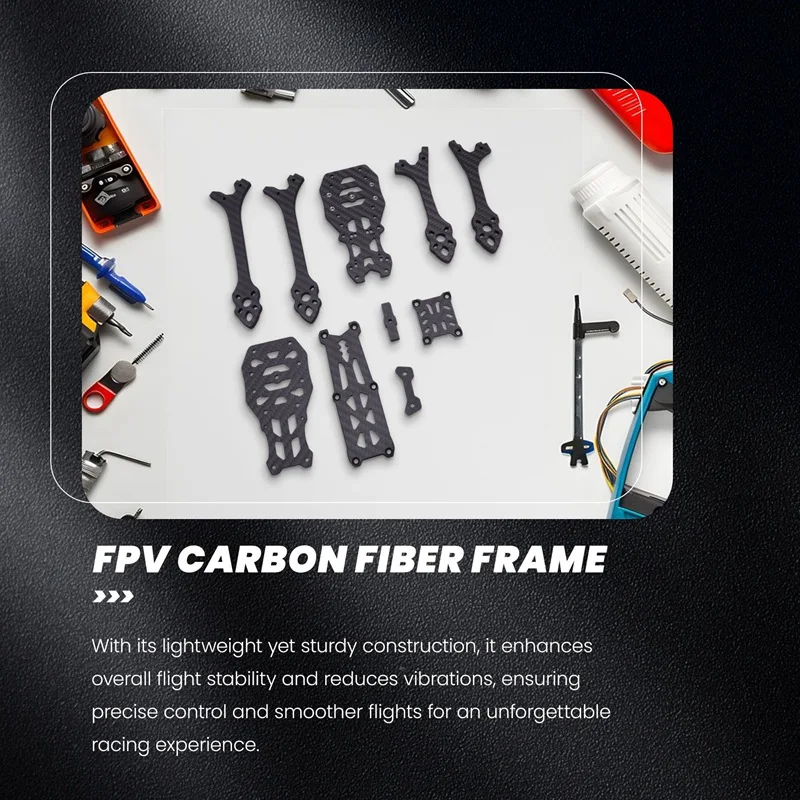 MARK5 5Inch FPV Carbon Fiber Frame For DIY Air Unit Vista Aerial Analog O3 Camera FPV RC Racing Drone