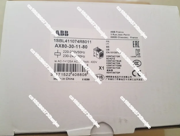 

Original ABB AC Contactor AX80-30-11-80 AC220V