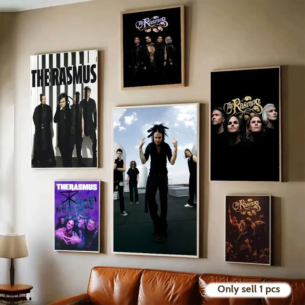 Póster de la banda Rock The R-Rasmus, calcomanías artísticas autoadhesivas modernas para decoración del hogar, dormitorio y sala de estar, gran idea de regalo