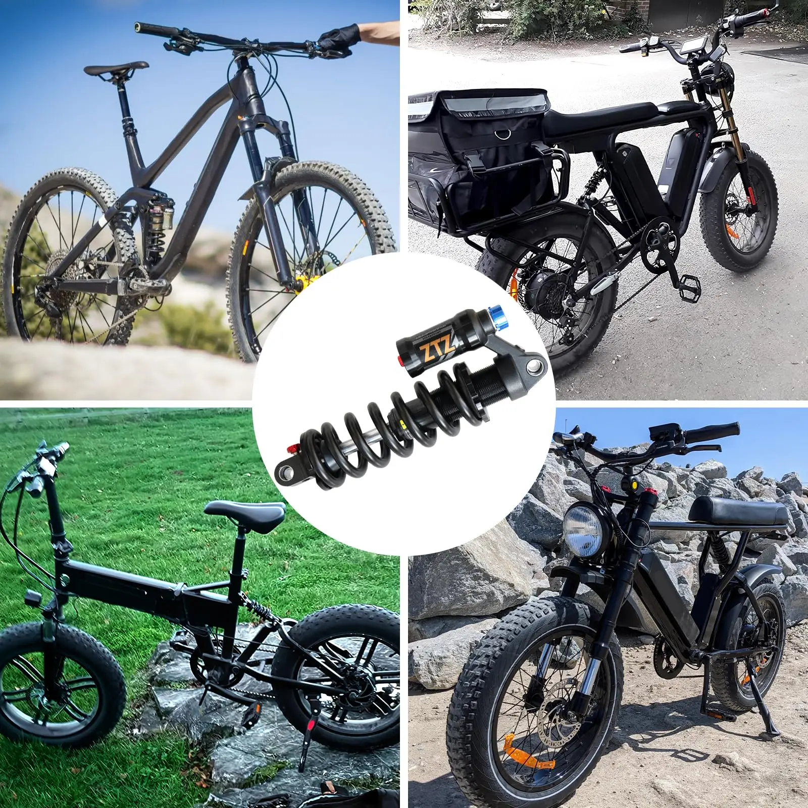 調整可能なエアコイルリアショックアブソーバー 190–265 - Mountain Biking Downhill のレビューと価格