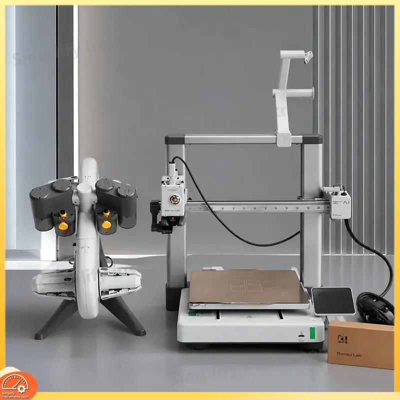 A1 Combo 3D Printer High Precision Auto Leveling PLA USB Wifi 256mm Build Volume Fast Printing DIY Kit Desktop FDM