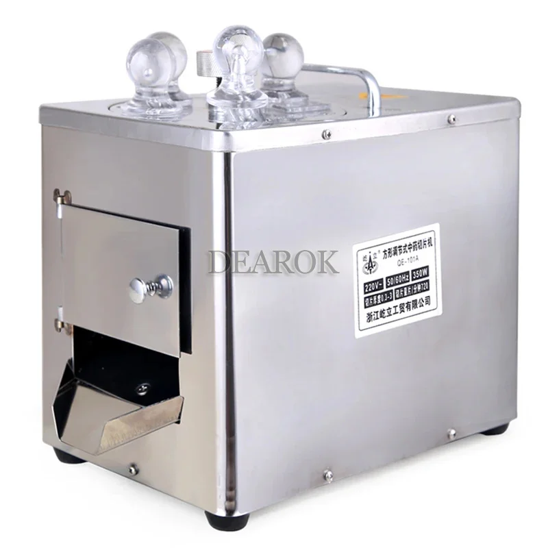 Cortador de hierbas pequeño QE-101A, máquina cortadora de medicina china, 220V, máquina cortadora de hierbas chinas eléctrica de escritorio, 1 ud.