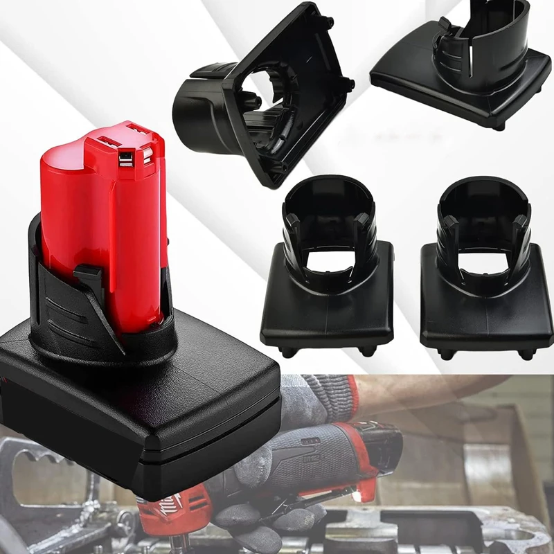1PCS M&12 12V Battery Plastic Case Box Parts (No Battery Cell) For Milwaukee 12V 48-11-2411 M&12 Li-ion Battery Shell Housing