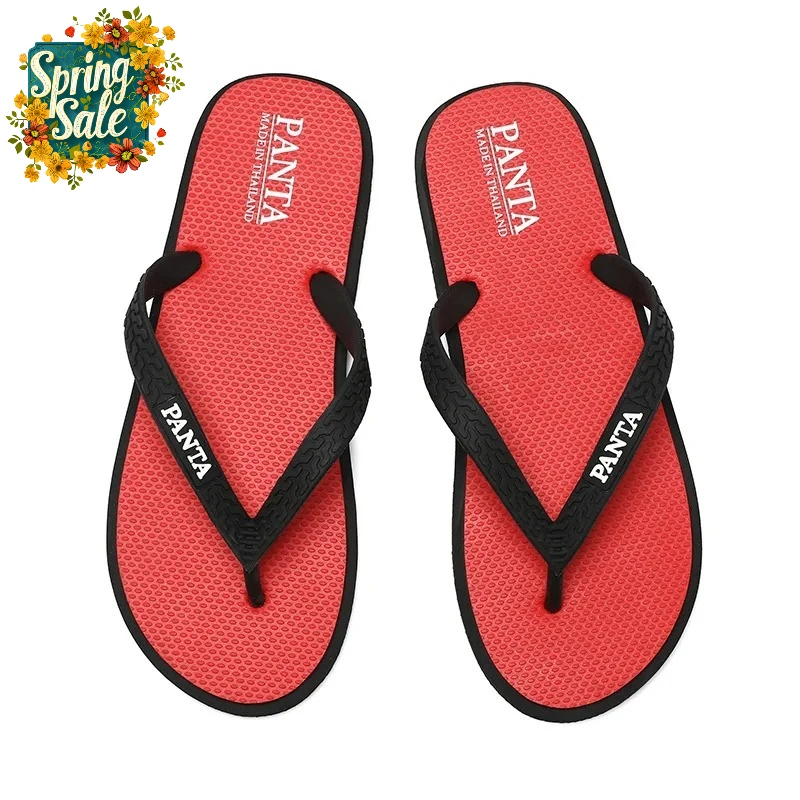 

2026 Summer New Men's Outdoor Slip-On Sandals Soft Bottom Solid Color Casual Beach Thong Slippers Trendy Shoes Breathable Ant...